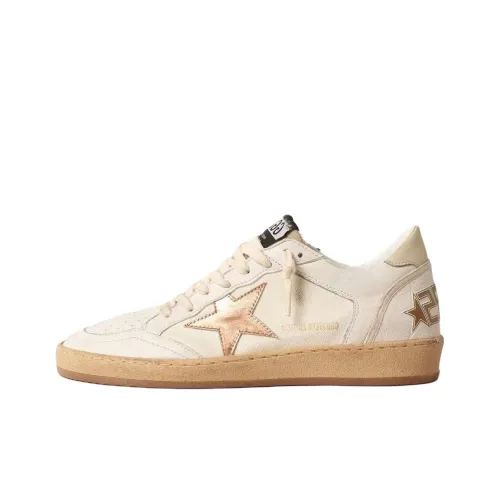 Кроссовки для скейтбординга Golden Goose Ball Star Low Top Белый Коричневый Женские