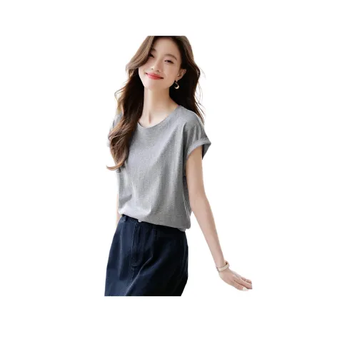 Mo Han Yi Mei T Рубашка Женская Светло-Серый