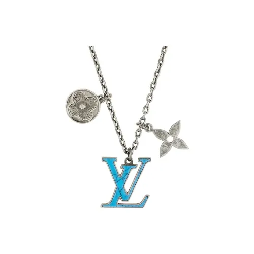 LOUIS VUITTON Бирюзовый Metal Necklaces Унисекс