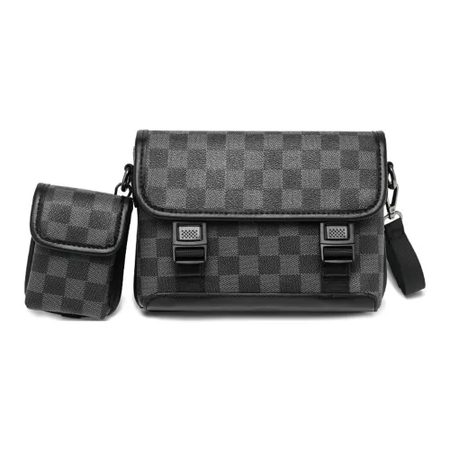 CARTELO Полиэстер Сумка через плечо Сумка на плечо Стандартная Унисекс Клетка