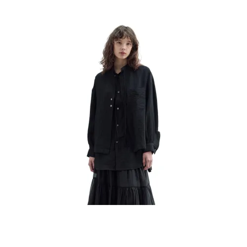 NOEND Черные Женские Рубашки