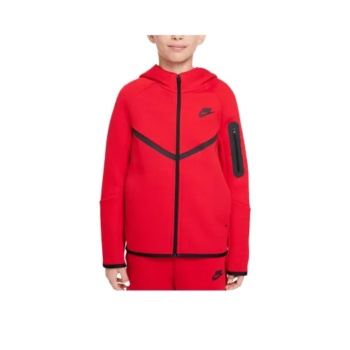 Nike Куртка Sportswear Tech Fleece FW AW24 Красная Детская