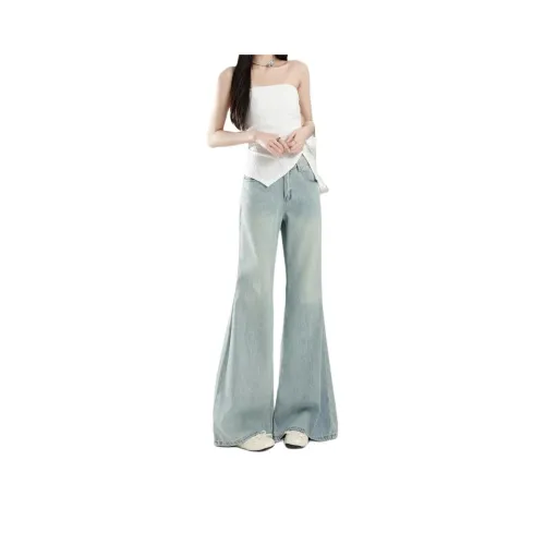 BQERTY Светло-синие Женские Джинсы