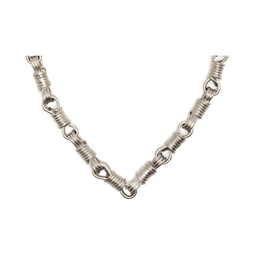 RAF SIMONS Ожерелья Мужские Серебряные