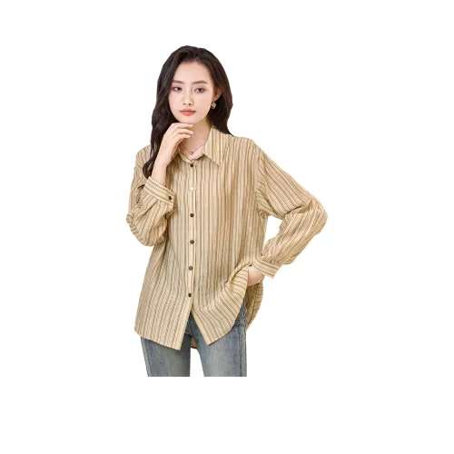SMEN Кофе Женские Рубашки