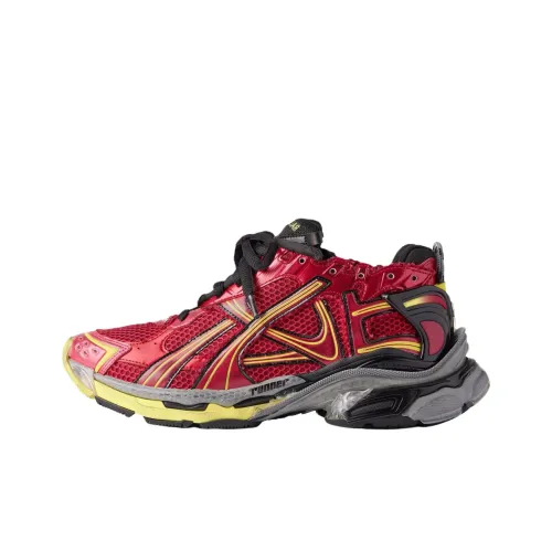 Balenciaga Runner Low Топ Кроссовки с Толстой Подошвой Мужские Красные