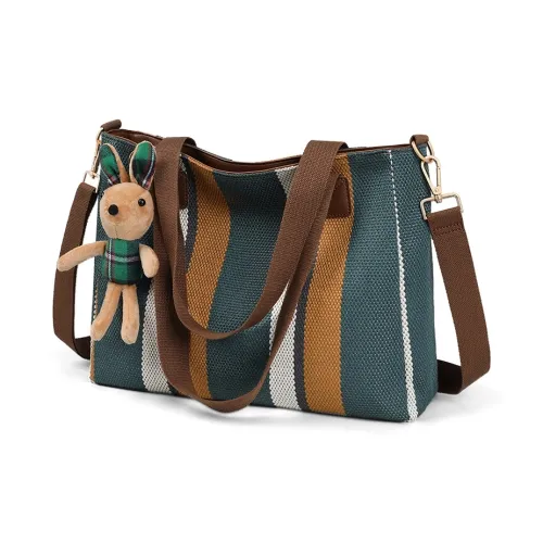 Crtnzo Kroez Сумка через плечо Сумка на плечо Стандартная Женская Синяя Белая