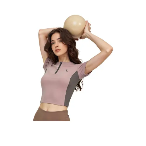 VIVI CYCLE Йога T-рубашка Женская Розовая
