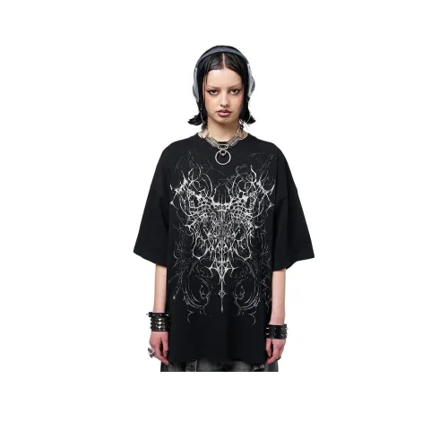 YEARNED Черная Унисекс Футболка