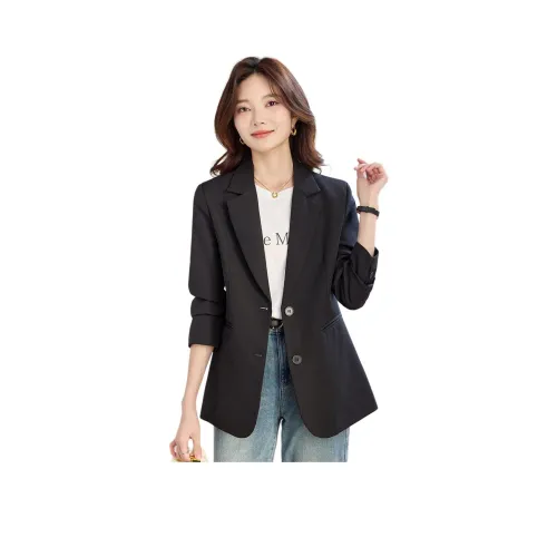 TERRE BLEUE Весенний Осенний Бизнес Костюм Свободного кроя Женский