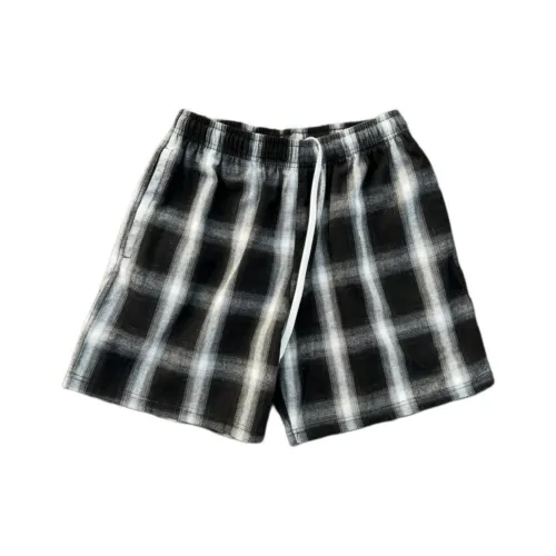 MORii Черные/Белые Унисекс Повседневные шорты