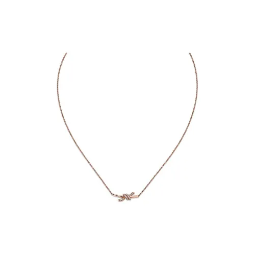 TIFFANY & CO. Подвеска, Размер Small Розовое Золото 18 Карат И Бриллианты Размер Мотива, Small