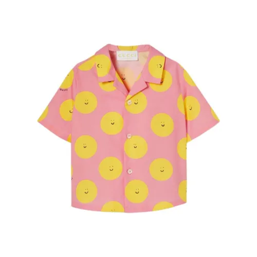 GUCCI Повседневная рубашка FW25 для малышей и детей младшего возраста