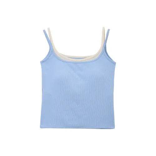 SUSANSAN Внутренняя одежда Маленький Майка Лето Верхняя одежда 2025 Стильный Топ Женские