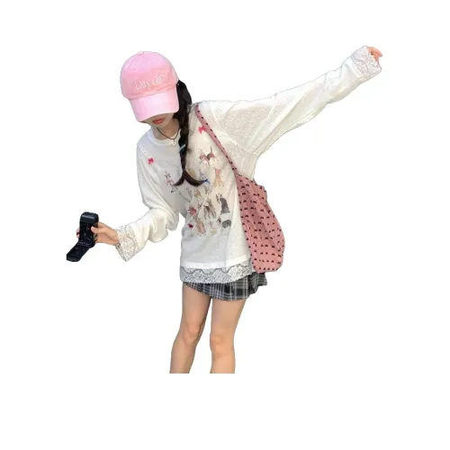 Aimilian Белые Женские Футболки