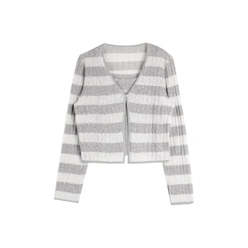 Elle Светло-серый Женская Трикотажная Одежда