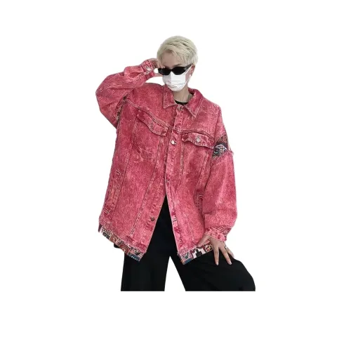 EIAO Розовый Унисекс Джинсовые куртки