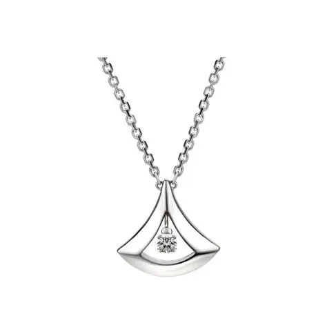 BVLGARI DIVAS' DREAM Серия 18К Белое золото Ожерелье Унисекс