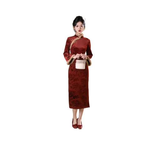 MJ Весенний и Осенний Чэнсам Женские