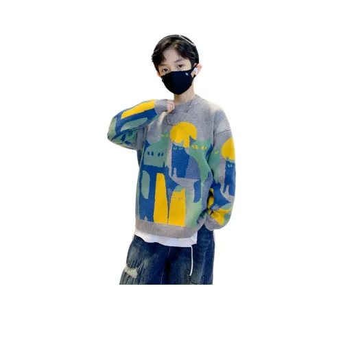 TONGGENI Свитер Серый Подростки