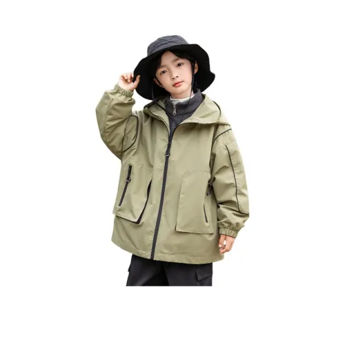 TAOTIANMAO Хлопковый пуховик Зеленый Подростки