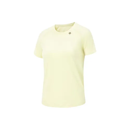 LINING Яично-желтые Женские Футболки