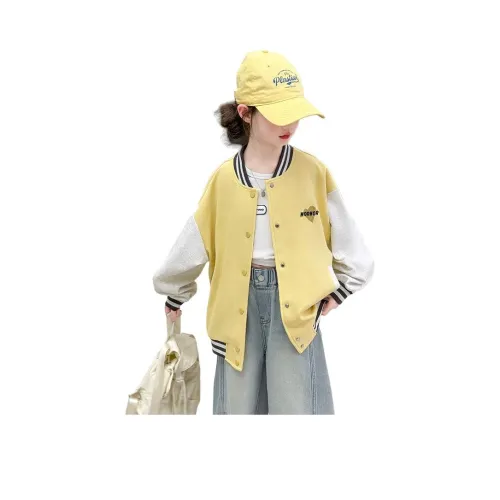 TONGGENI Бейсбольная куртка Желтая Детская