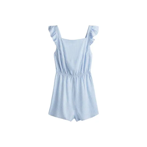 H&M Светло-синий/Белый Женское боди