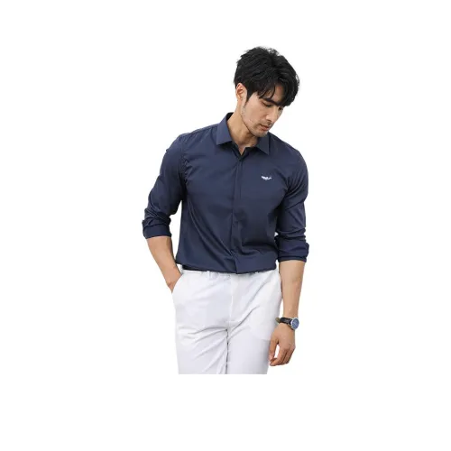 DABAISHA Темно-синие мужские рубашки