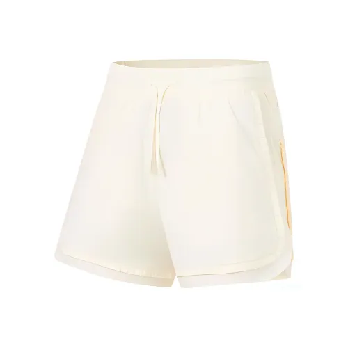 LINING Sports Life Collection Экрю Женские Спортивные шорты