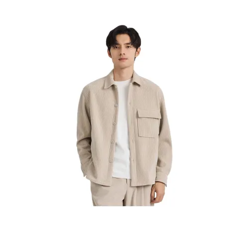 ZIOZIA Куртки и Пальто Мужской Светлый Хаки