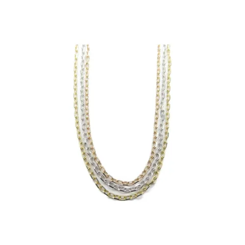 Cartier Trinity Series 18К Белое золото Ожерелье Мужское Золото