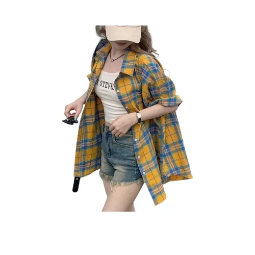 SRCG Желтые Женские Рубашки