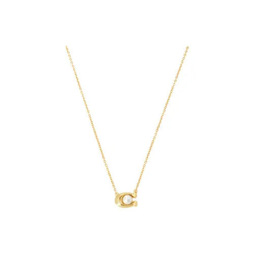 COACH Брасс Колье Женские Золото