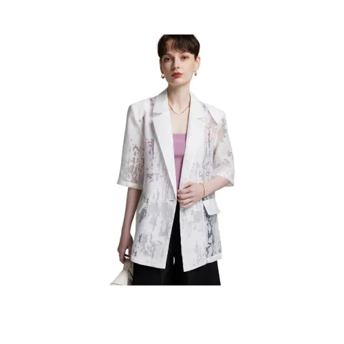 Fog SS24 Куртки Пальто Женские Натуральный Белый