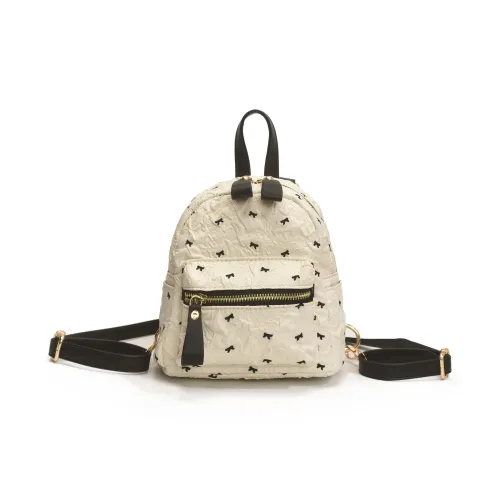 RIVMIND ПУ (полиуретан) Рюкзак Женский Белый Розовый