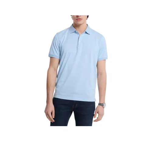 MICHAEL KORS Небесно-голубая мужская поло рубашка