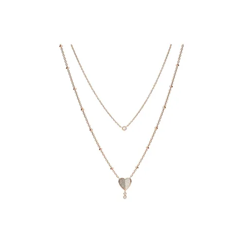 FOSSIL Нержавеющая сталь Ожерелье Женское Золото