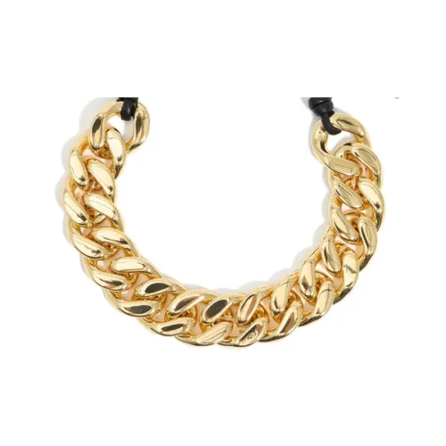 Bimba Y Lola Цинковый Телячья кожа Brass Necklaces Женские Золотой