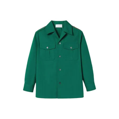 GUCCI Зеленый Kids Повседневные Рубашки
