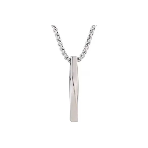 FOREVER MELODY Титановые стальные ожерелья мужские серебряные