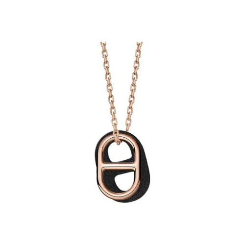 HERMES O'Maillon Metal Necklaces Женские