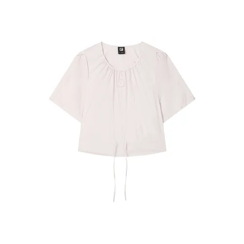 FILA Фитнес Т-рубашка Женская Свинцово-серый