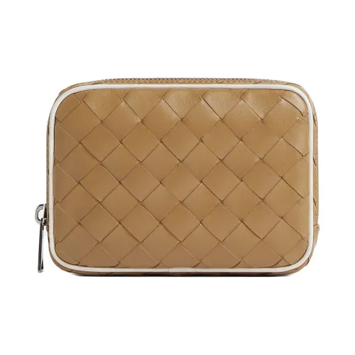 Bottega Veneta Intrecciato Коровья кожа Клатч Мужской Темный цвет Пралине