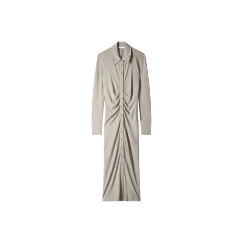 Patrizia Pepe FW25 Длинное Платье с Длинными Рукавами Женское