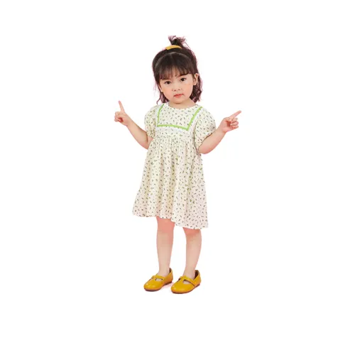 GLADDYBEAR Детское платье цвет зеленый