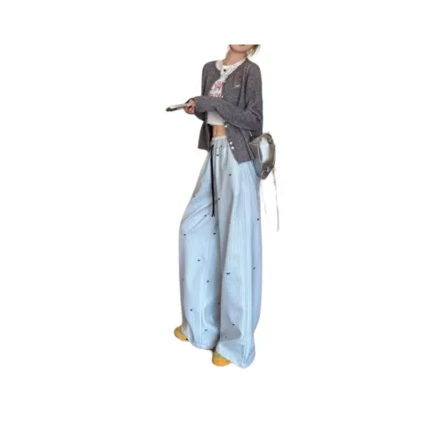 TONYBEAR Синие Женские Повседневные Брюки