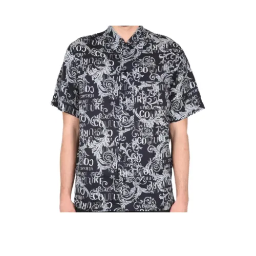 VERSACE JEANS COUTURE SS23 Рубашка Мужская Черная