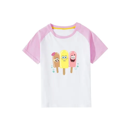 SPONGEBOB SQUAREPANTS Рубашка Летняя Классическая Многоцветная Детская