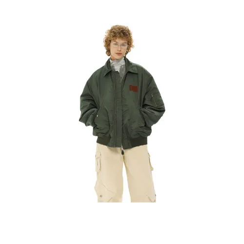 UNVESNO Куртка Унисекс Армейский Зеленый